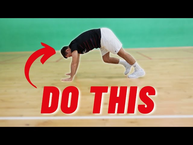 Dynamic stretches for badminton